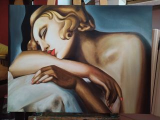 Quadro dipinto a mano Tamara de L.