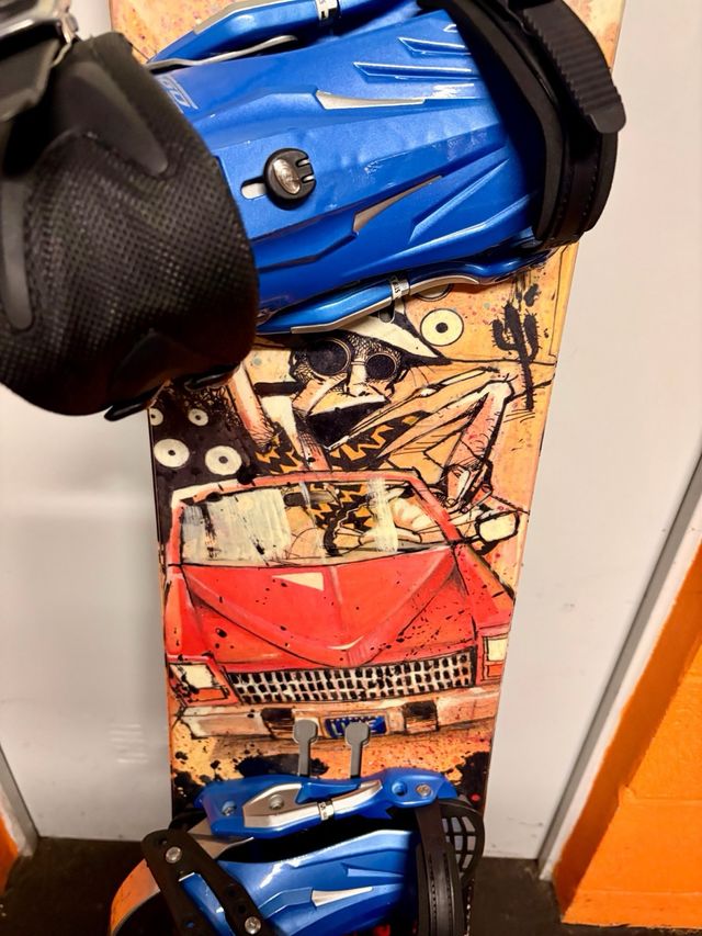 Tabla Snowboard Fórum Peter Line Pro Model + Drake