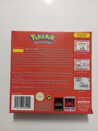 Pokémon Rojo Game Boy Nintendo RPG