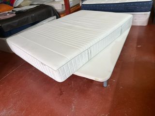 Base y colchón Ikea Myrbacka 140x200