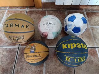 Confezione da 3 palline: basket e calcio