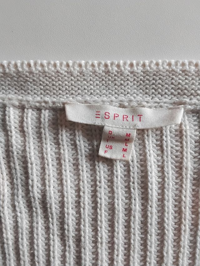 Jersey punto calado mujer blanco