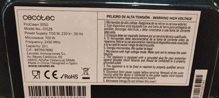 Cecotec Microondas ProClean 3050 20L 700W