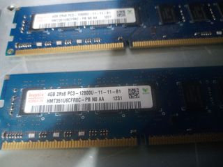 4x 4GB DDR3 Hynix PC3-12800U RAM