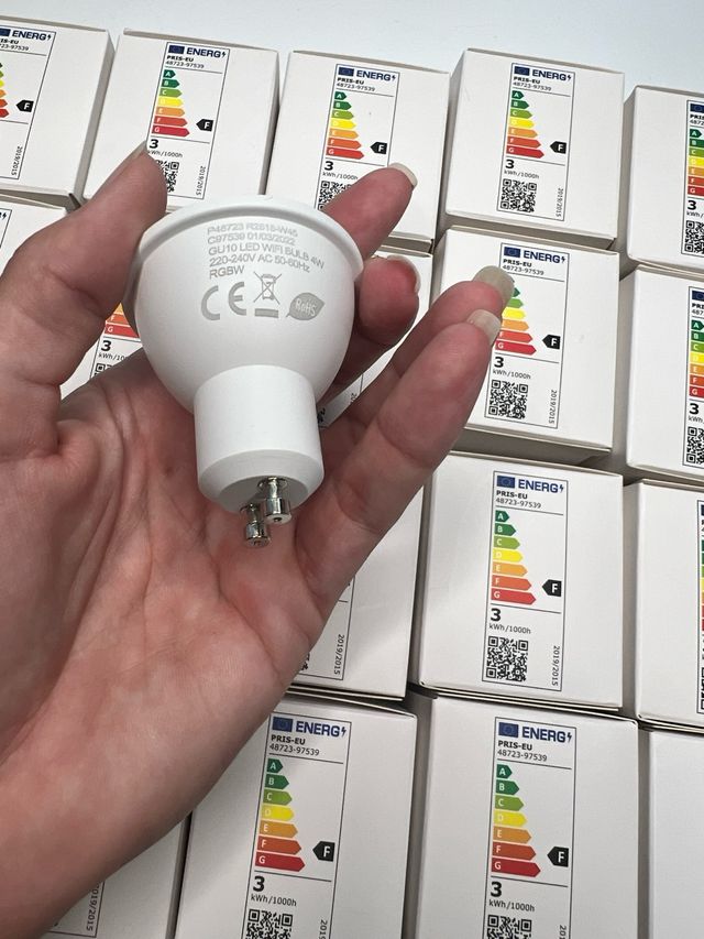 20 x Lâmpadas LED GU10 WiFi RGBW 4W