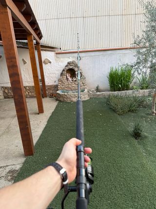 Equipo de pesca siluro