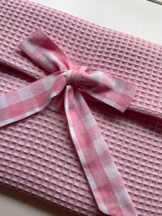 Funda portátil 13” rosa waffle