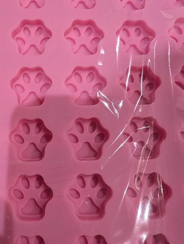 Molde Silicona Huellas Mascota