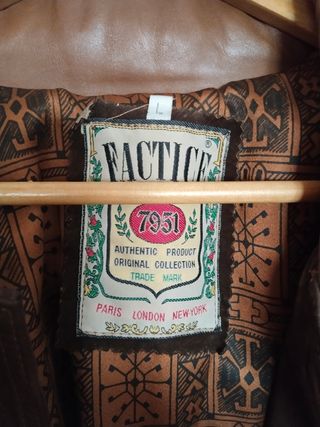 Chaqueta Piel y Ante Marrón