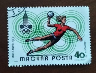 Lote 5 Sellos Juegos Olímpicos Moscú 1980