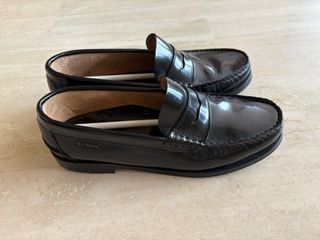Mocasines SILBON Negros para teen/niño. Talla 38