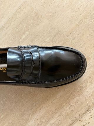 Mocasines SILBON Negros para teen/niño. Talla 38