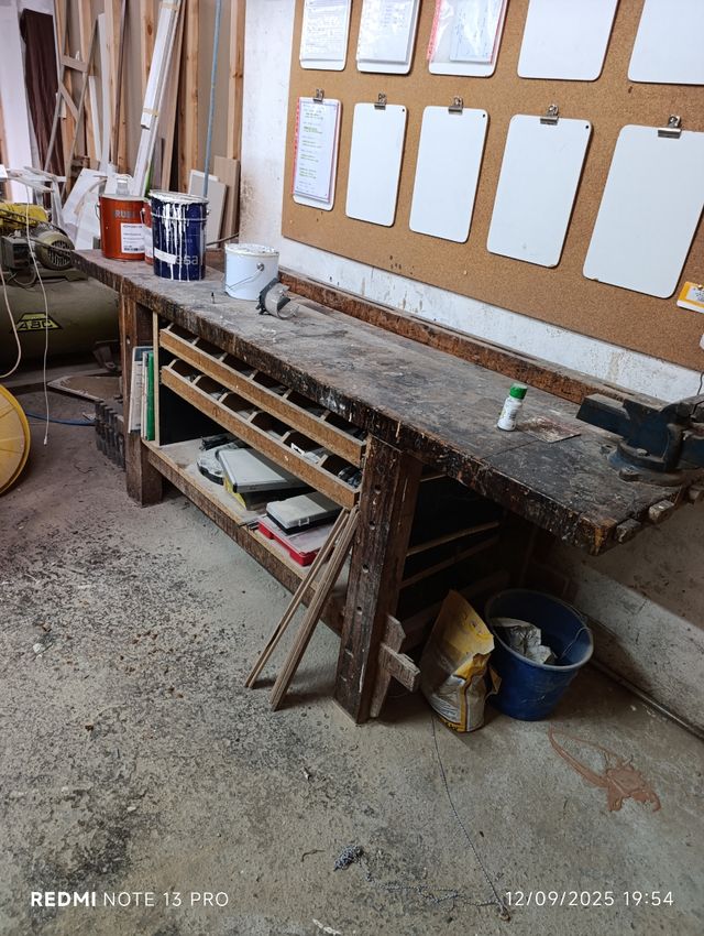 Banco de carpintero robusto