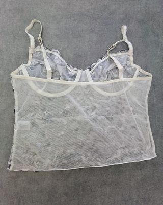 Conjunto Lencería Encaje. Talla 80B. Braguita 42.