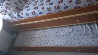 Cama nido con escritorio