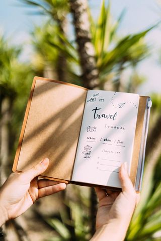 ✨ - Cuaderno viaje notas cuero sintético Hokusai