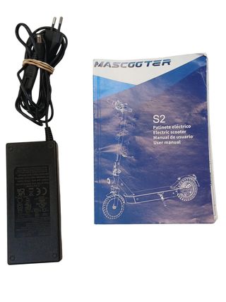 PATINETE ELECTRICO MASSCOOTER S2 + CARGADOR + MANUAL