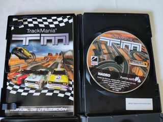 Lote Videojuegos PC TrackMania y Quiz Challenge