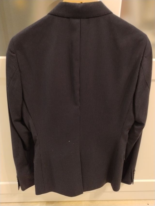 Americana Hombre H&M Raya Azul Talla 46 como nueva