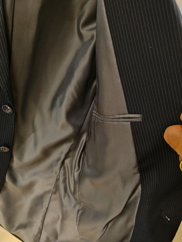 Americana Hombre H&M Raya Azul Talla 46 como nueva