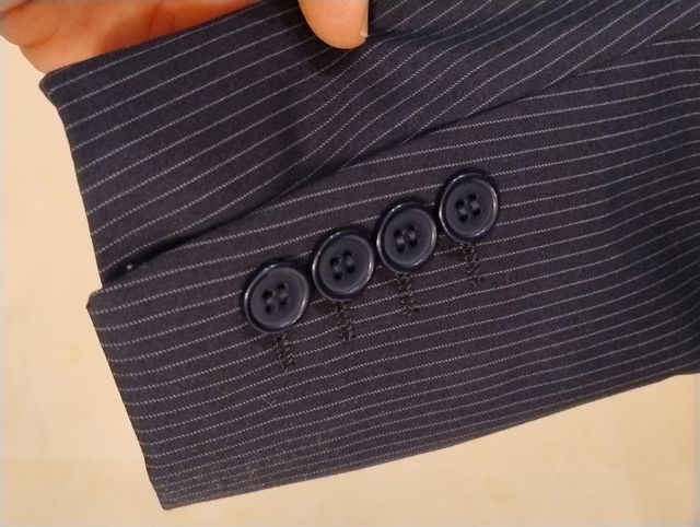 Americana Hombre H&M Raya Azul Talla 46 como nueva