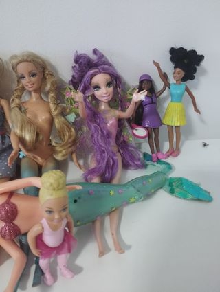 Barbies ,Rapunzel Chelsea Muñecas