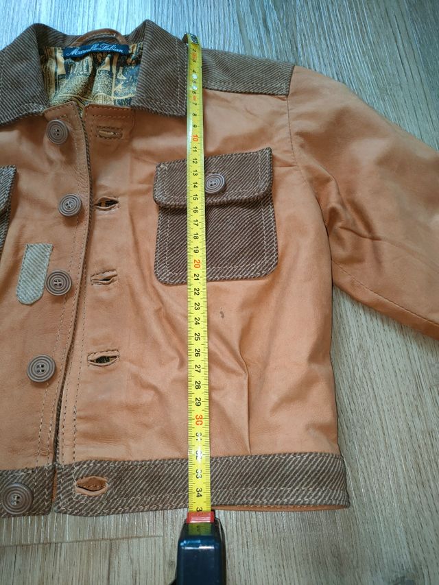Giacca in pelle bambina 4-5 anni