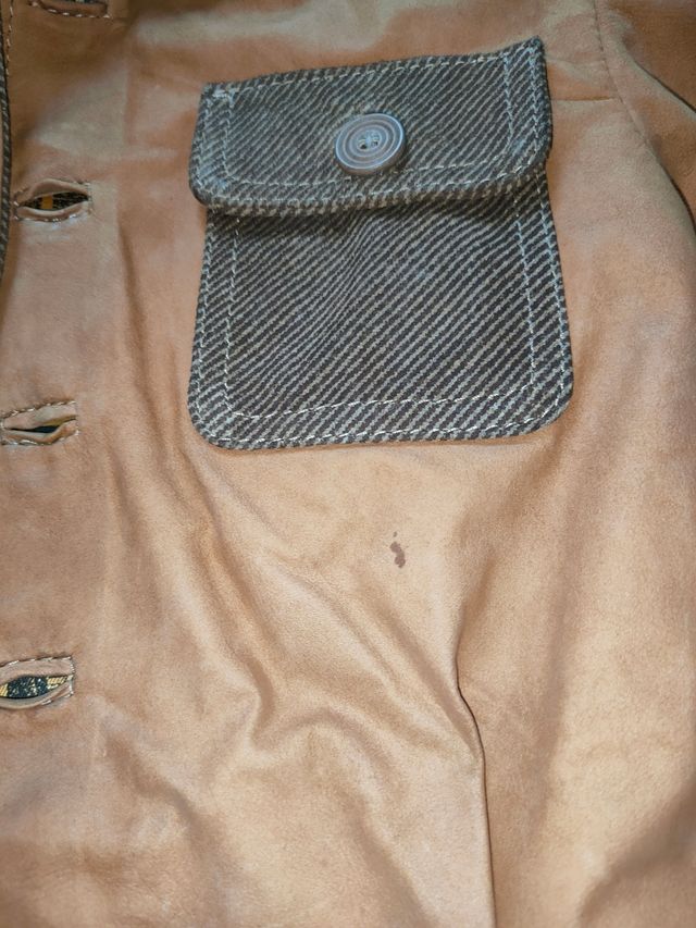 Giacca in pelle bambina 4-5 anni