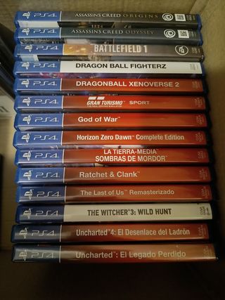 Lote 14 Juegos PS4