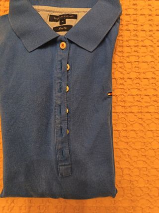 Polo Tommy Hilfiger Mujer Talla M Azul