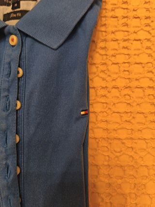 Polo Tommy Hilfiger Mujer Talla M Azul