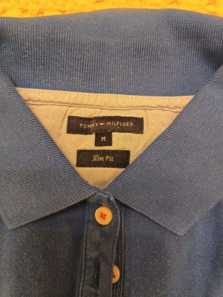 Polo Tommy Hilfiger Mujer Talla M Azul