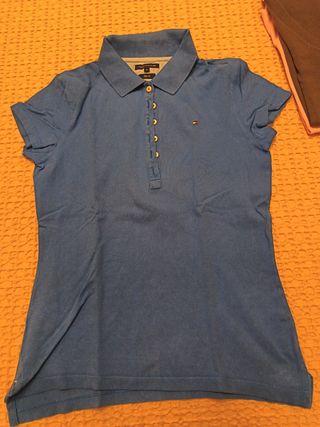 Polo Tommy Hilfiger Mujer Talla M Azul
