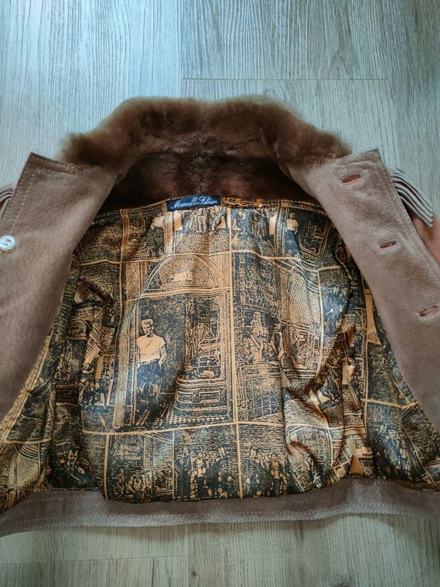 Giacca pelle cowboy bimbo 4-5 anni