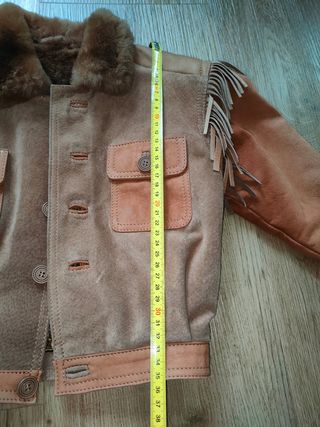 Giacca pelle cowboy bimbo 4-5 anni