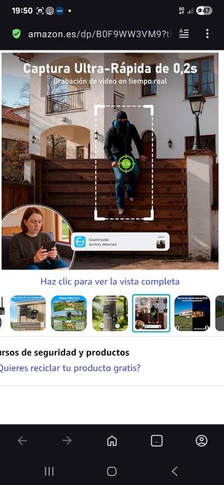 Cámara Solar 4G LTE 4K Nueva