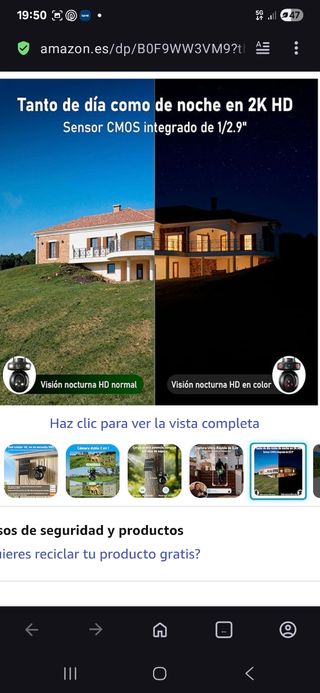 Cámara Solar 4G LTE 4K Nueva