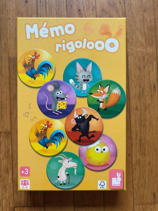 Juego de mesa Memo rigoloo Janod