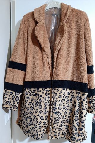 Giacca donna leopardata .