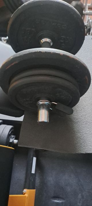 Mancuernas Decathlon Discos Ajustables 36 kilos