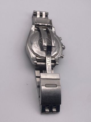 Reloj Breitling Cronógrafo Azul y Plateado