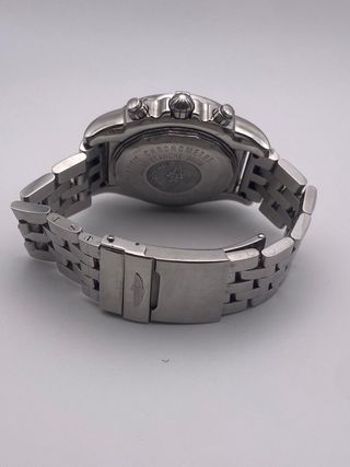 Reloj Breitling Cronógrafo Azul y Plateado