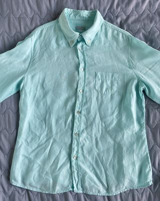 Camicia Puro Lino Stefanel Vintage Anni 80/90 XL