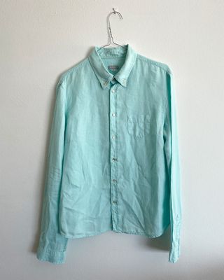 Camicia Puro Lino Stefanel Vintage Anni 80/90 XL