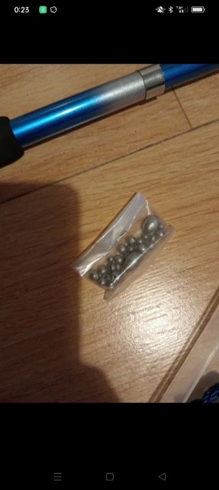 Caña de pescar y accesorios