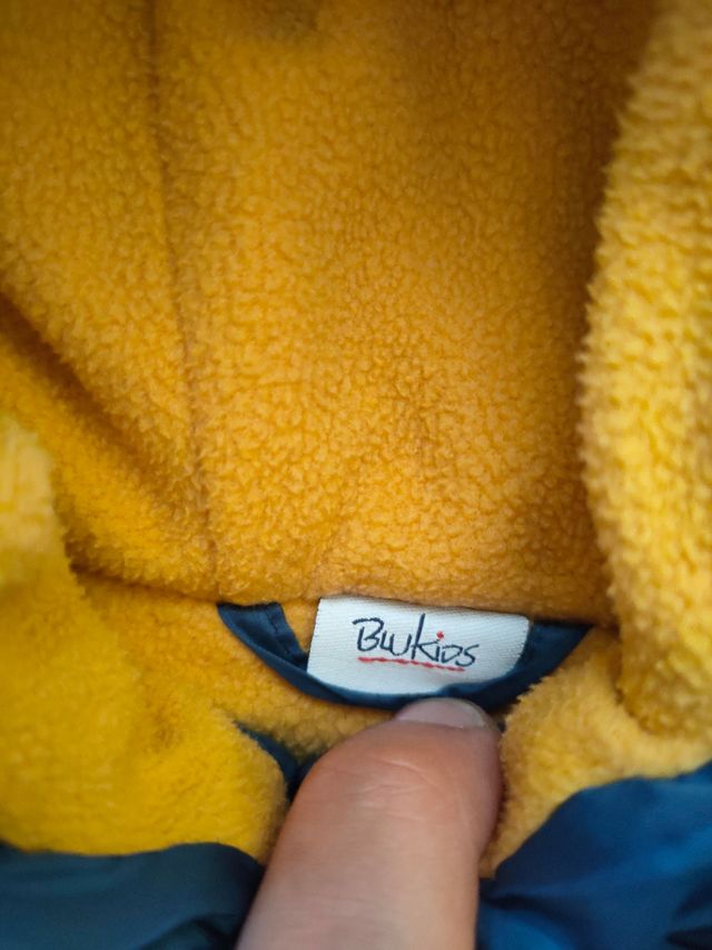 Giacca imbottita blu 3-6 mesi