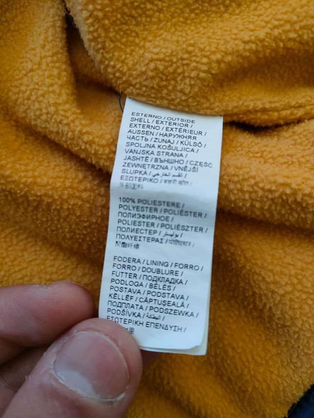 Giacca imbottita blu 3-6 mesi