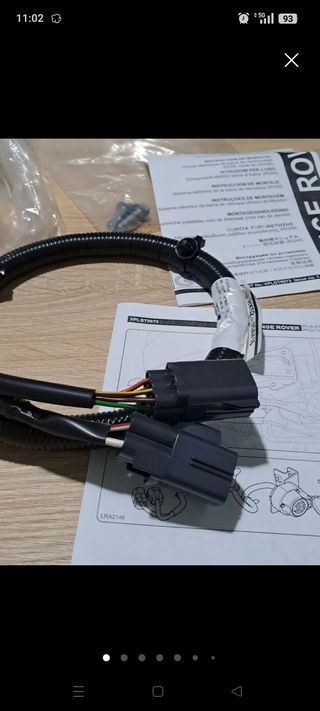 Kit eléctrico enganche remolque Land Rover.