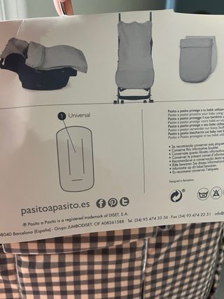 Saco Pasito a Pasito para capazo y silla