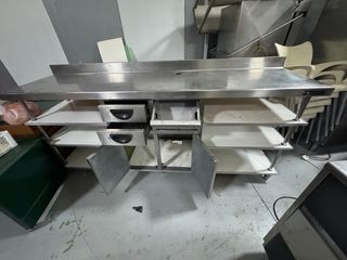 Mueble Acero Inoxidable Cafetería